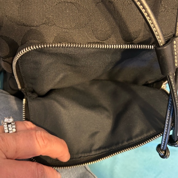 Black Coach Backpack - Picture 2 of 9